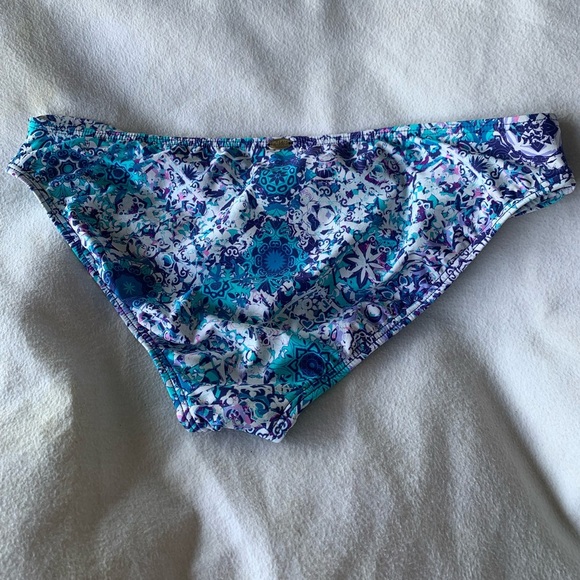 Sunsets Bikini Bottom Aqua Sky Womens XL Cheeky Swimsuit - Picture 8 of 8
